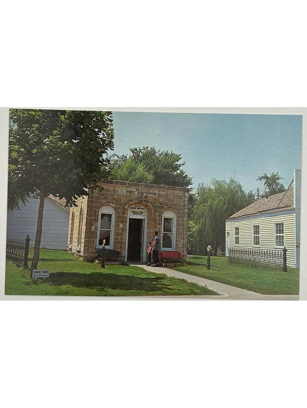 Vintage Pioneer Village Minden Nebraska Gov Land Office Postcard Unposted  E-8